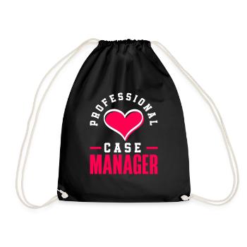 Gestionnaire de cas professionnel Conception de cœur - Sac de sport léger - noir - Devant
