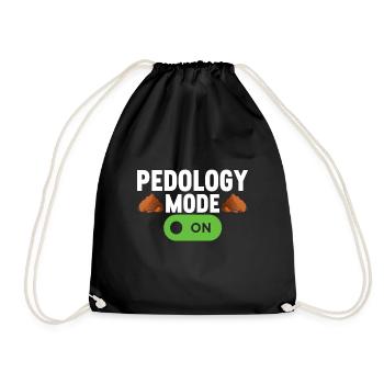 Bodenwissenschaftler Science du sol - Sac de sport léger - noir - Devant