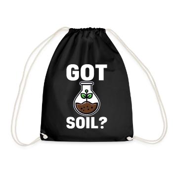 Bodenwissenschaftler Soil Science - Drawstring Bag - black - Front