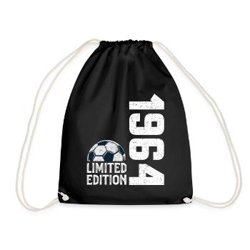 60th Anniversary 1964 Limited Edition Football - Drawstring Bag - black - Front