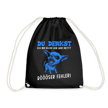 Chien Tshirt Drôle Drôle Humour Sarcasme Bureau - Sac de sport léger - noir - Devant