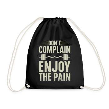 Entraîneur de fitness Haltérophilie GYM Musculation - Sac de sport léger - noir - Devant