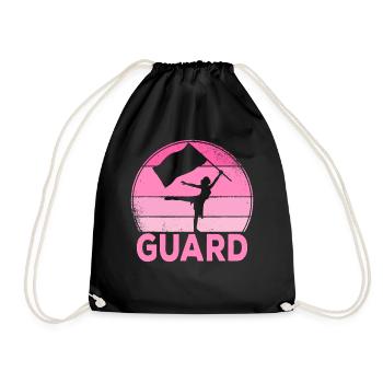 Color Guard Flag Corps Girls Marching Band Hiver - Sac de sport léger - noir - Devant