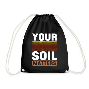 Bodenwissenschaftler Soil Science - Drawstring Bag - black - Front