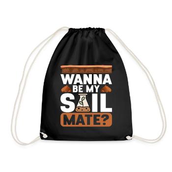 Bodenwissenschaftler Soil Science - Drawstring Bag - black - Front