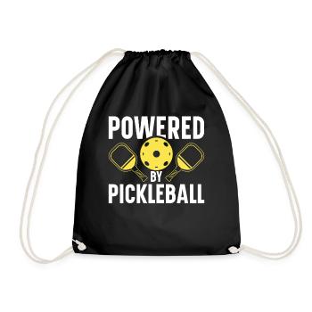 Joueur de Pickelball Pickelball Chauve-souris Pickelball - Sac de sport léger - noir - Devant