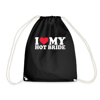 Girlfriend Girlfriend Relationship Couple Love Couple - Drawstring Bag - black - Front