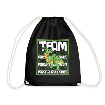 Équipe Parasaurolophini Dinosaure Hadrosauridae - Sac de sport léger - noir - Devant