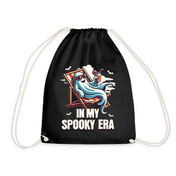 gHalloween Ghost In My Spooky Era - Drawstring Bag - black - Front