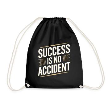 Le succès n’est pas un hasard - Sac de sport léger - noir - Devant