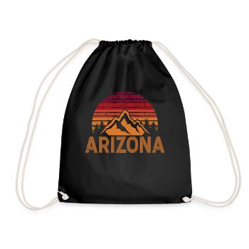 Arizona State Sedona Phoenix Grand Canyon AZ - Turnbeutel - Schwarz - Vorne