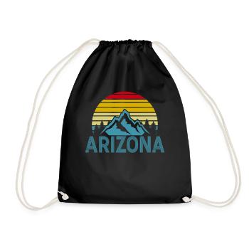 Arizona State Sedona Phoenix Grand Canyon AZ - Turnbeutel - Schwarz - Vorne