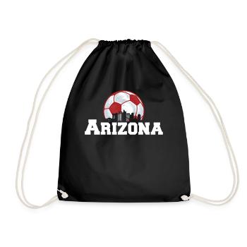 Arizona State Sedona Phoenix Grand Canyon AZ - Drawstring Bag - black - Front
