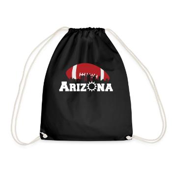 Arizona State Sedona Phoenix Grand Canyon AZ - Drawstring Bag - black - Front