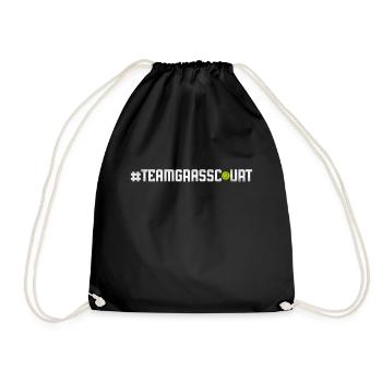 Raquette de joueur de tennis drôle - Sac de sport léger - noir - Devant