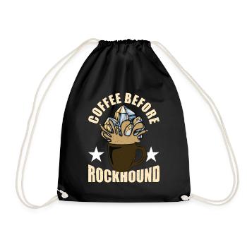 Rockhounding Coffee avant Mineralogy Coffee Lover - Sac de sport léger - noir - Devant