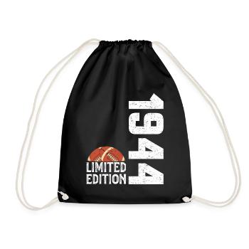 80th Anniversary 1944 Limited Edition Rugby - Drawstring Bag - black - Front