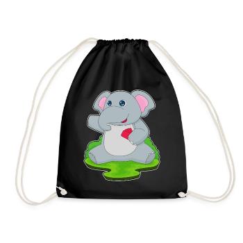 Elephant Poker Cartes de poker - Sac de sport léger - noir - Devant