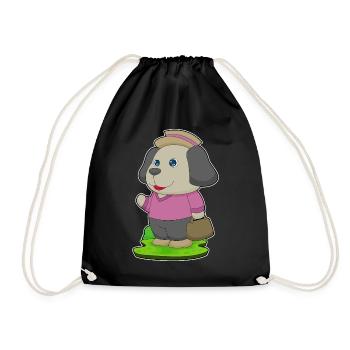 Randonnée en sac pour chiens - Sac de sport léger - noir - Devant