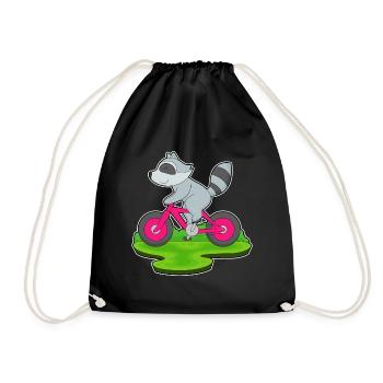 Vélo raton laveur - Sac de sport léger - noir - Devant