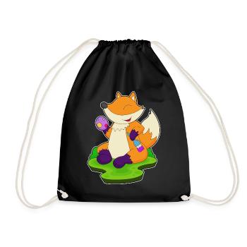 Peinture de Pâques de Fox - Sac de sport léger - noir - Devant