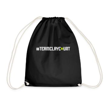 Raquette de joueur de tennis drôle - Sac de sport léger - noir - Devant