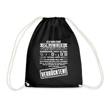 un fier patron d’une troupe de fous - Sac de sport léger - noir - Devant