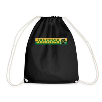 Jamaïque Jamaïque Rasta Raggea Drapeau Rastafari - Sac de sport léger - noir - Devant
