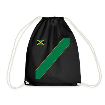Jamaïque Jamaïque Rasta Raggea Drapeau Rastafari - Sac de sport léger - noir - Devant