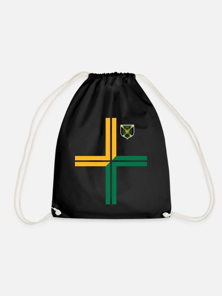 Jamaica Jamaika Rasta Raggea Rastafari Flagge - Turnbeutel - Schwarz
