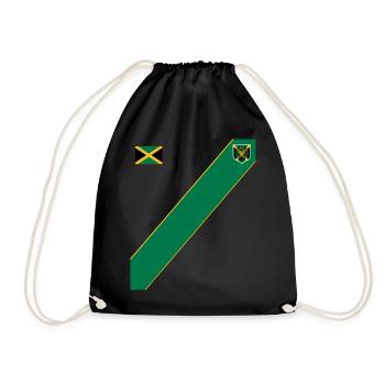 Jamaïque Jamaïque Rasta Raggea Drapeau Rastafari - Sac de sport léger - noir - Devant