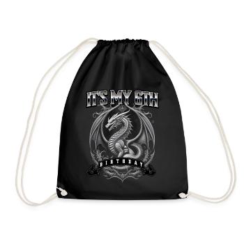 Dragon 6ème anniversaire Dragon - Sac de sport léger - noir - Devant