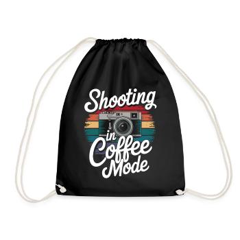 Photographe en mode café, prise de vue - Sac de sport léger - noir - Devant