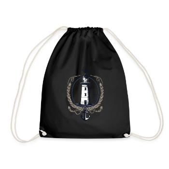 Phare Hobby Pêcheur Marin Style Vintage - Sac de sport léger - noir - Devant