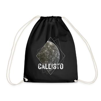 Callisto - Jupiter Lune - Sac de sport léger - noir - Devant