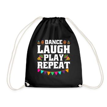 Holi India Holi Festival Happy Holi Fest - Drawstring Bag - black - Front