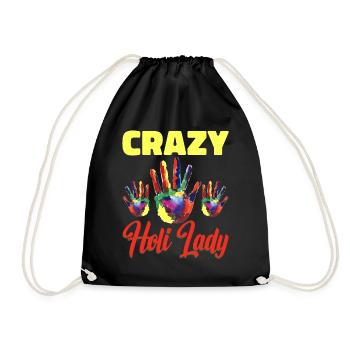 Holi India Holi Festival Happy Holi Fest - Drawstring Bag - black - Front