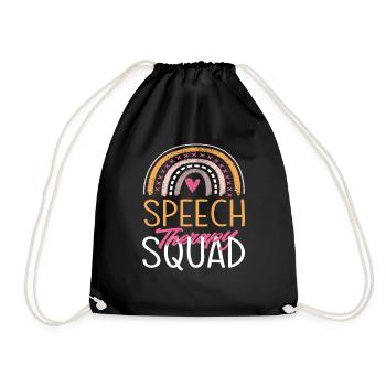 Equipe d’orthophonie Regenbogen - Sac de sport léger - noir - Devant