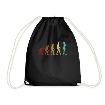 Evolution Opera House Vocalist Tenor Singer Opera - Drawstring Bag - black - Front