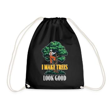 Arborist I Make Trees Look Good Tree Specialist - Turnbeutel - Schwarz - Vorne