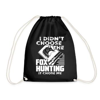 Fox Hunting Fox Hunting Life Chose Me - Drawstring Bag - black - Front