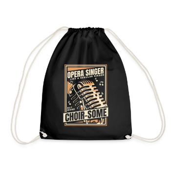 Like A Regular Singer But More Choir-Some Lover - Drawstring Bag - black - Front