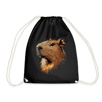 Capybara Be Capy Capybara Drôle Capybara - Sac de sport léger - noir - Devant