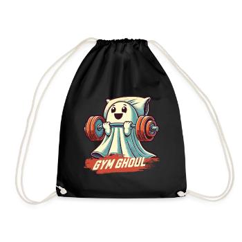 Gym Ghoul for fitness enthusiasts - Drawstring Bag - black - Front