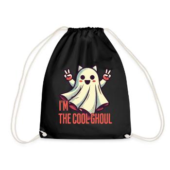 I'm The Cool Ghost Halloween Fun - Drawstring Bag - black - Front