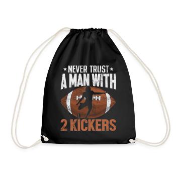 Drôle Football Fantasy Draft Kickers Commissaire - Sac de sport léger - noir - Devant
