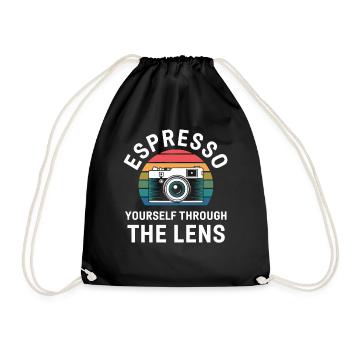 Déplier à travers l’objectif Photographe - Sac de sport léger - noir - Devant