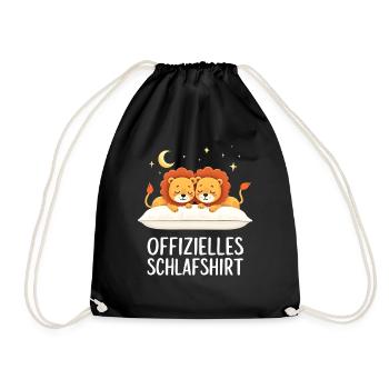 Chemise de nuit officielle Lion Lion Paire - Sac de sport léger - noir - Devant
