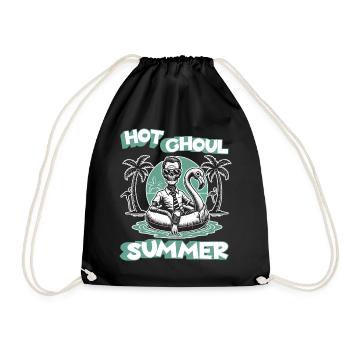 Heiße Ghoul Sommer Vibes Für Dich - Turnbeutel - Schwarz - Vorne