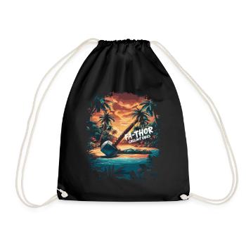 Fa-Thor Chillout Vibes – Détendez-vous comme un dieu - Sac de sport léger - noir - Devant
